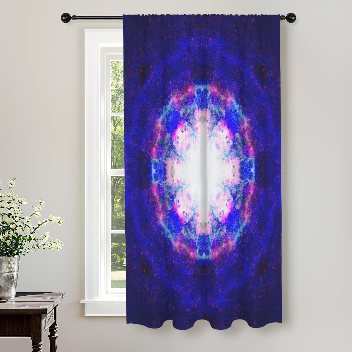 Katerina's Independence Desires Window Curtain 52" x 63" ( 1 Piece ) | Ships from USA