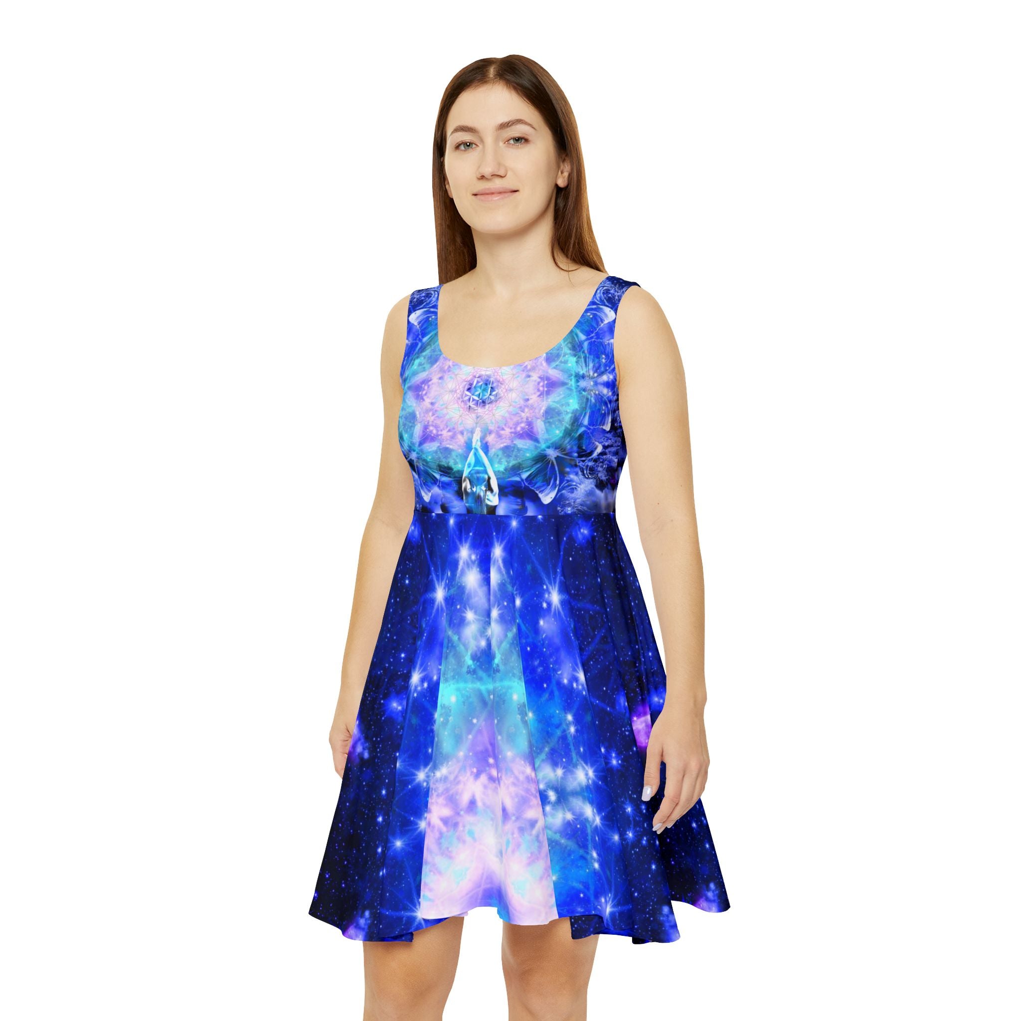 Amen Jin's Katerina's Eros & Psyche Metamorphosis Meditations Skater Dress