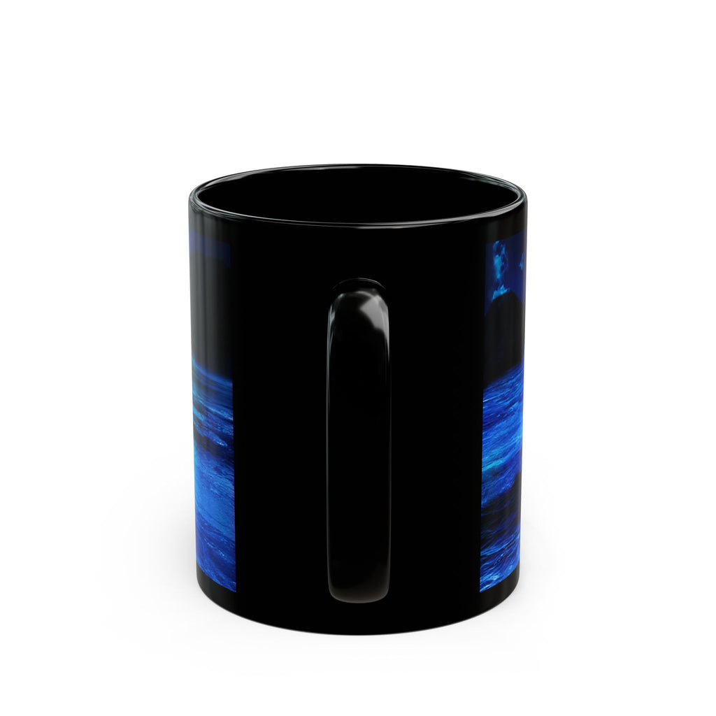 Dancing Lights Dreams Black Mug