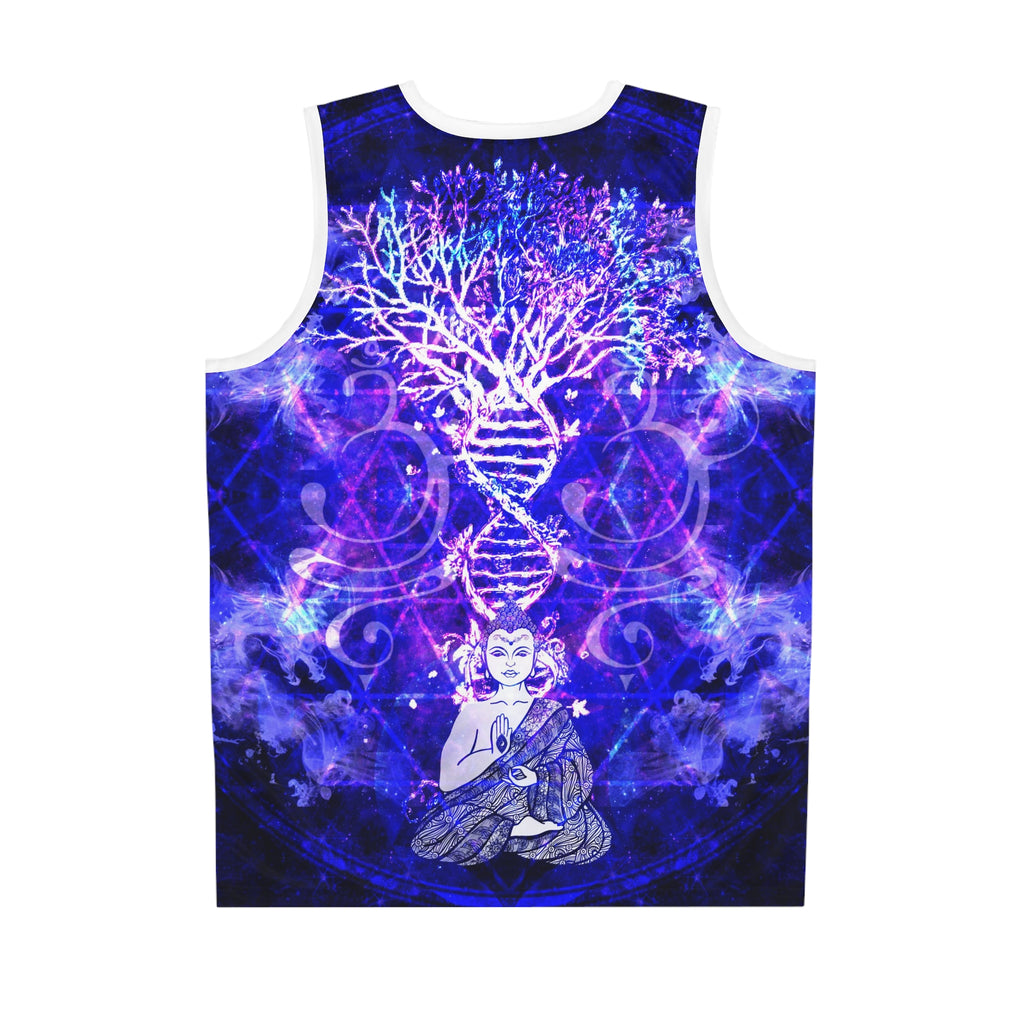 Katerina's Dragon's Eye Buddha Meditations Basketball Jersey