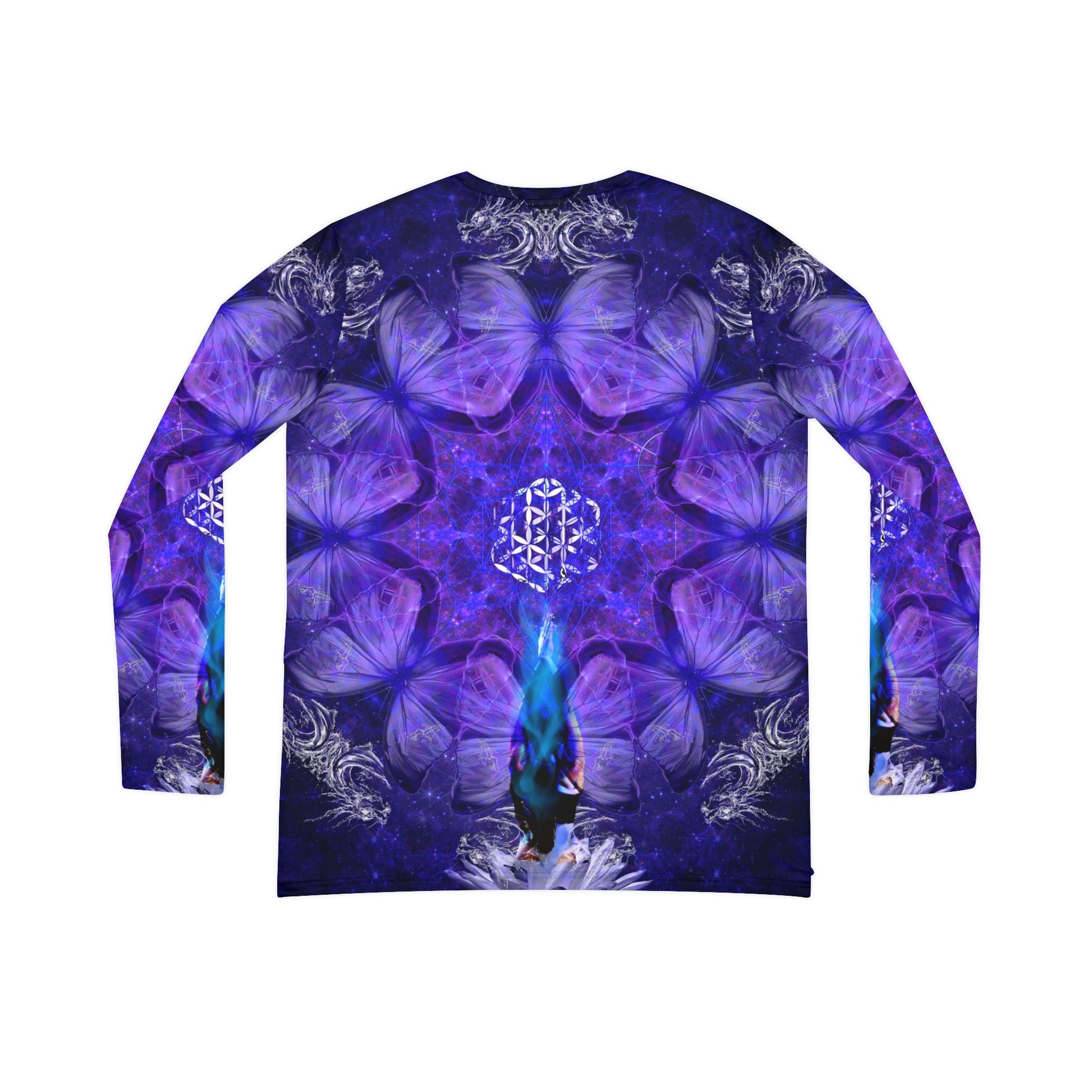 Katerina's Dragon's Eye Metamorphosis Meditations Long Sleeve V-neck