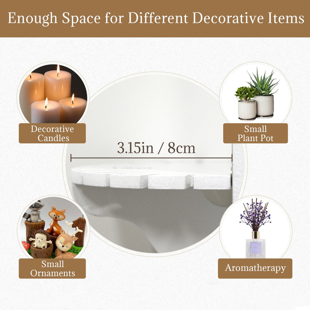 Katerina's Transylvanian Samhain Night Dreams Wall Mounted Candle Holder | Ships from USA