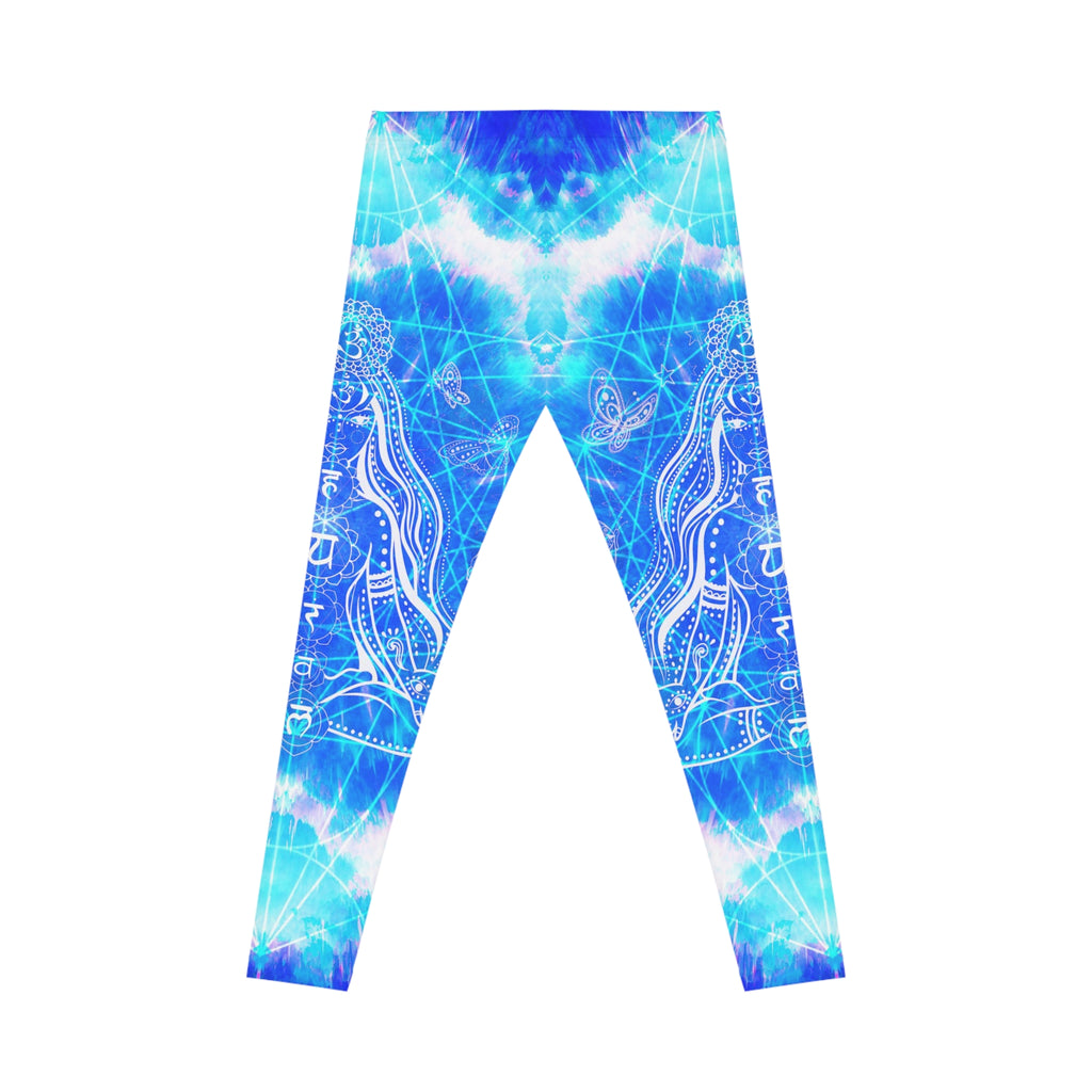 Amen Jin's Blue Sun Cosmic Meditations Women's Casual Leggings