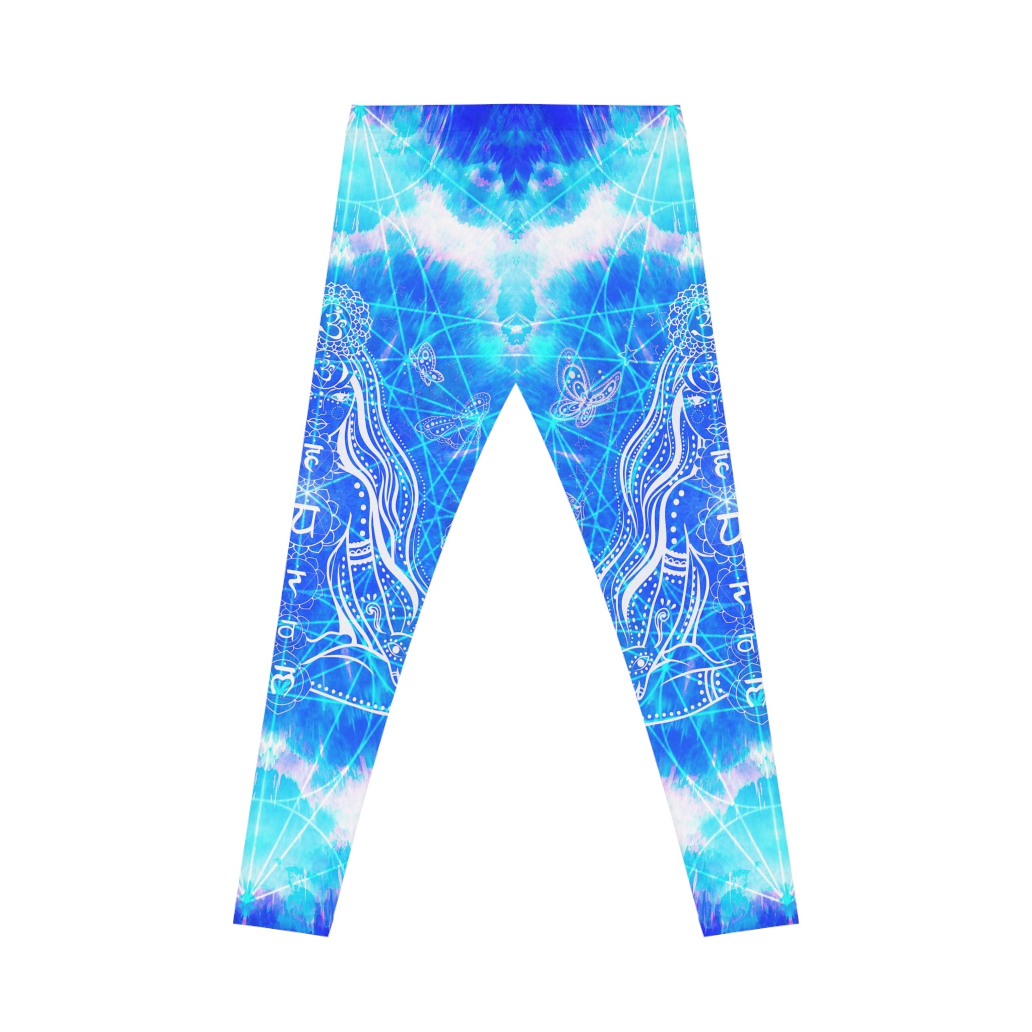 Amen Jin's Blue Sun Cosmic Meditations Women's Casual Leggings