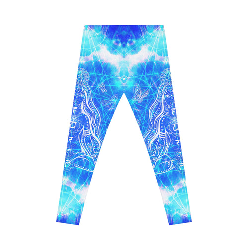 Amen Jin's Blue Sun Cosmic Meditations Women's Casual Leggings