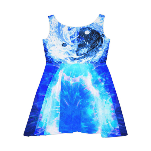 Amen Jin's Blue Sun Koi Meditations Women's Skater Dress