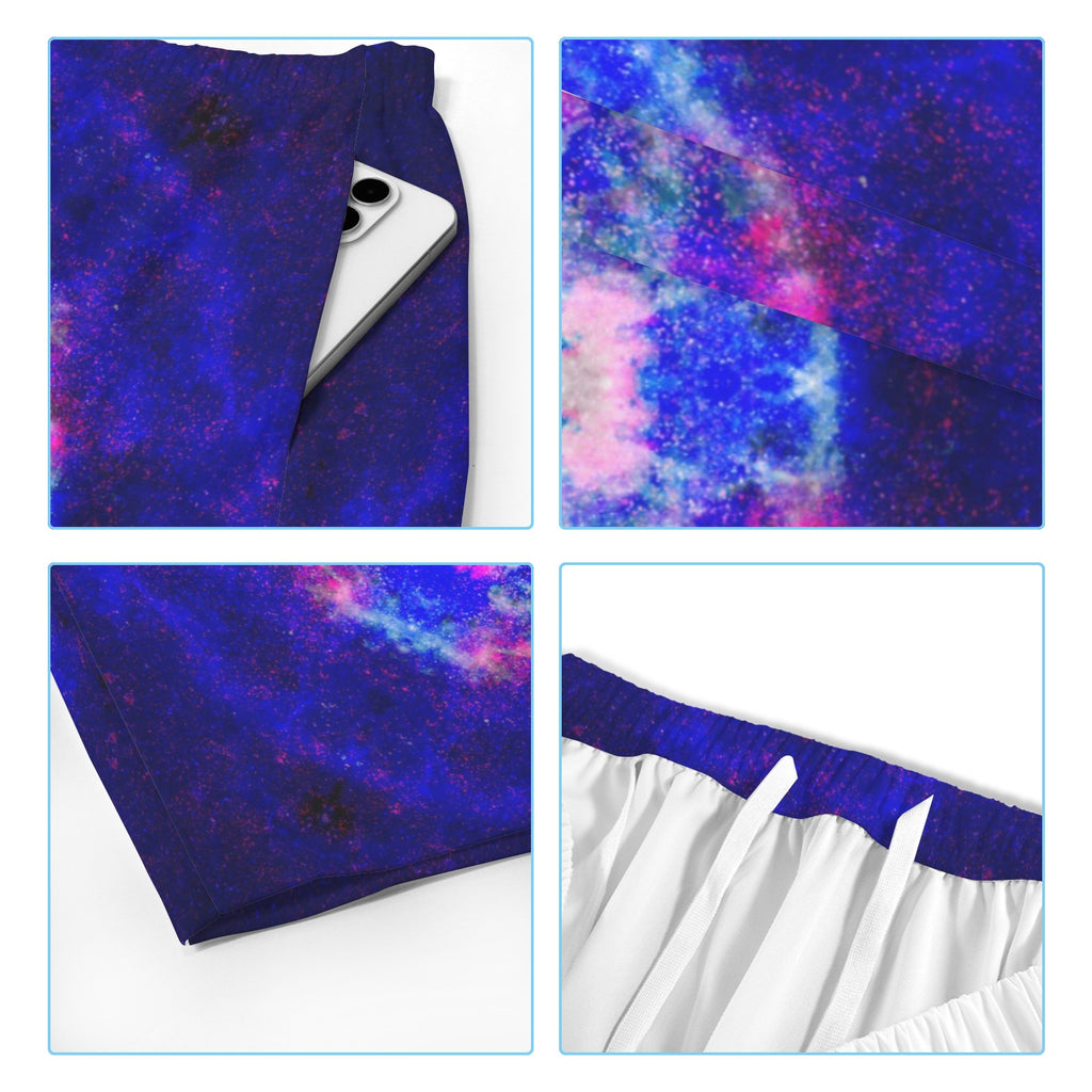 Katerina's Independence Desires Men's All Over Print Beach Shorts (Sets 26) | Ships from USA