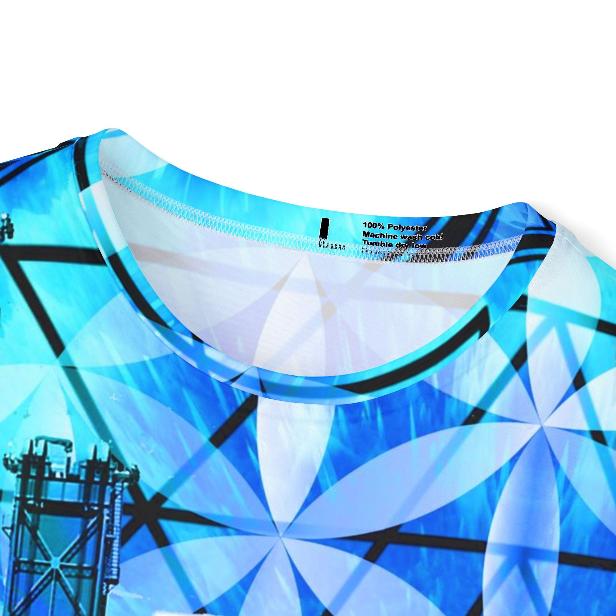 Amen Jin Blue Fire Portland Meditations Men's Sports Jersey