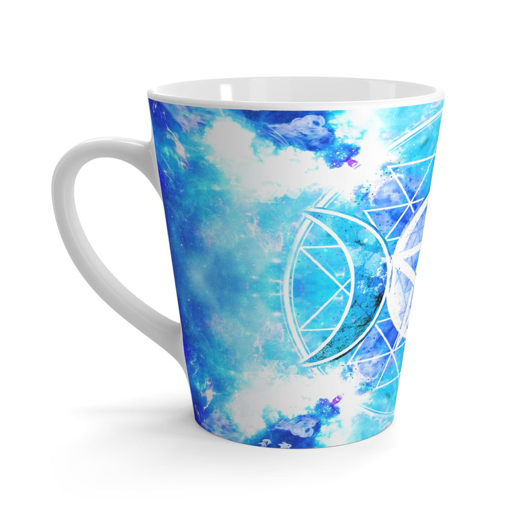 Amen Jin's Mandala of Dragon Fire Triple Goddess Meditations Latte Mug
