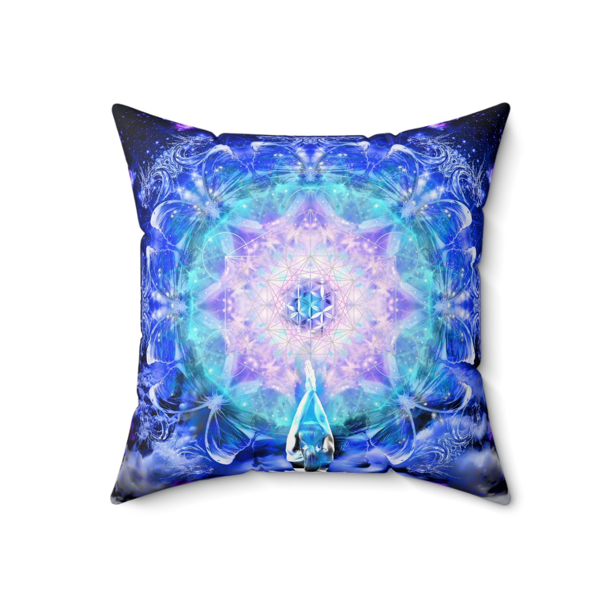 Amen Jin's Katerina's Eros & Psyche Metamorphosis Meditations Faux Suede Square