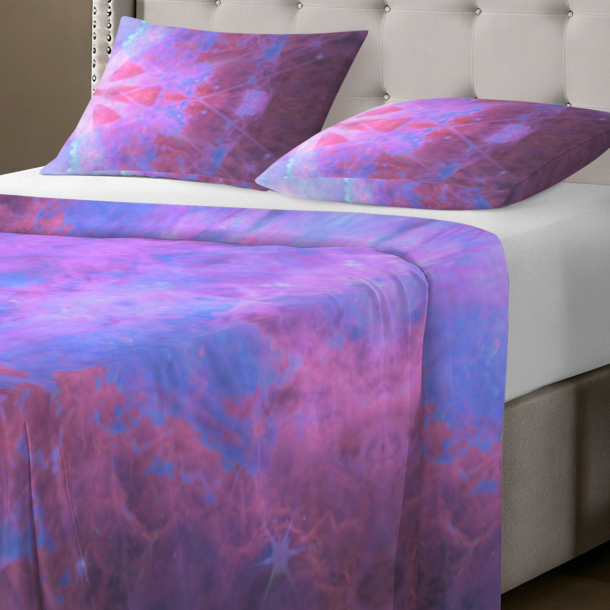 Katerina's Tomorrow Girl Desires 3-Piece Bedding Set (Bed Sheet + Pillowcases)  | Ships from USA