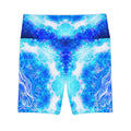 Amen Jin's Blue Sun Cosmic Meditations Women's Workout Shorts