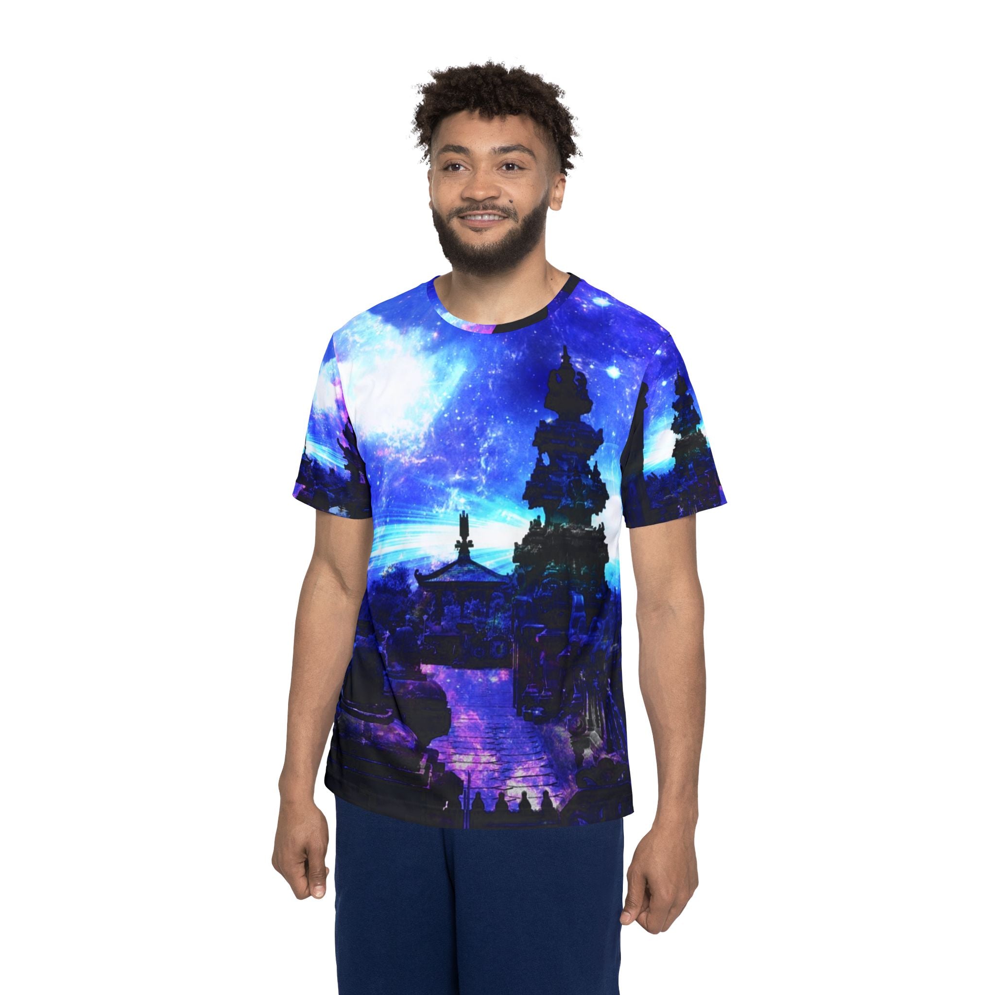 Iridescent Balinese Dreams Men's Sports Jersey