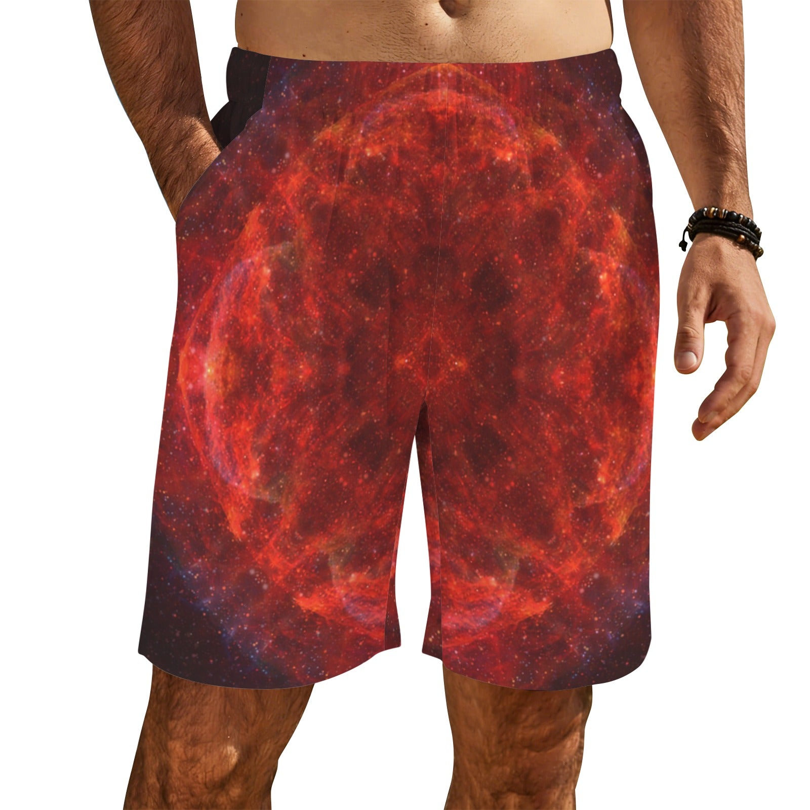 Katerina's Love & Hatred Desires Men's All Over Print Beach Shorts (Sets 26) | Ships from USA