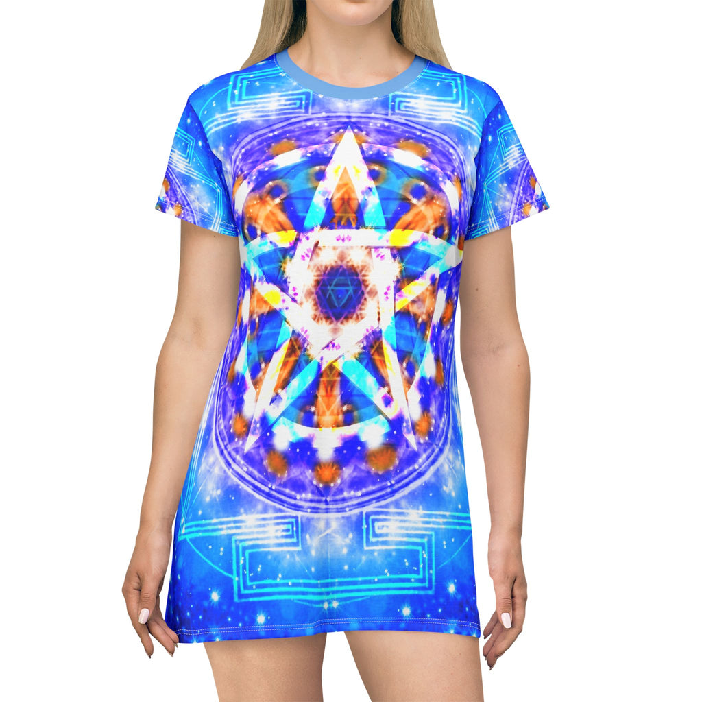 Katerina's Howl's Tomorrow Girl Beltane Meditations T-Shirt Dress
