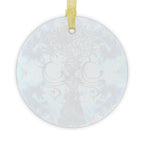 Amen Jin's all the White Horses Buddha Meditations Glass Ornaments