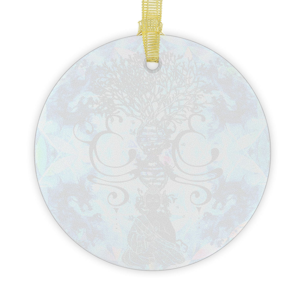 Amen Jin's all the White Horses Buddha Meditations Glass Ornaments