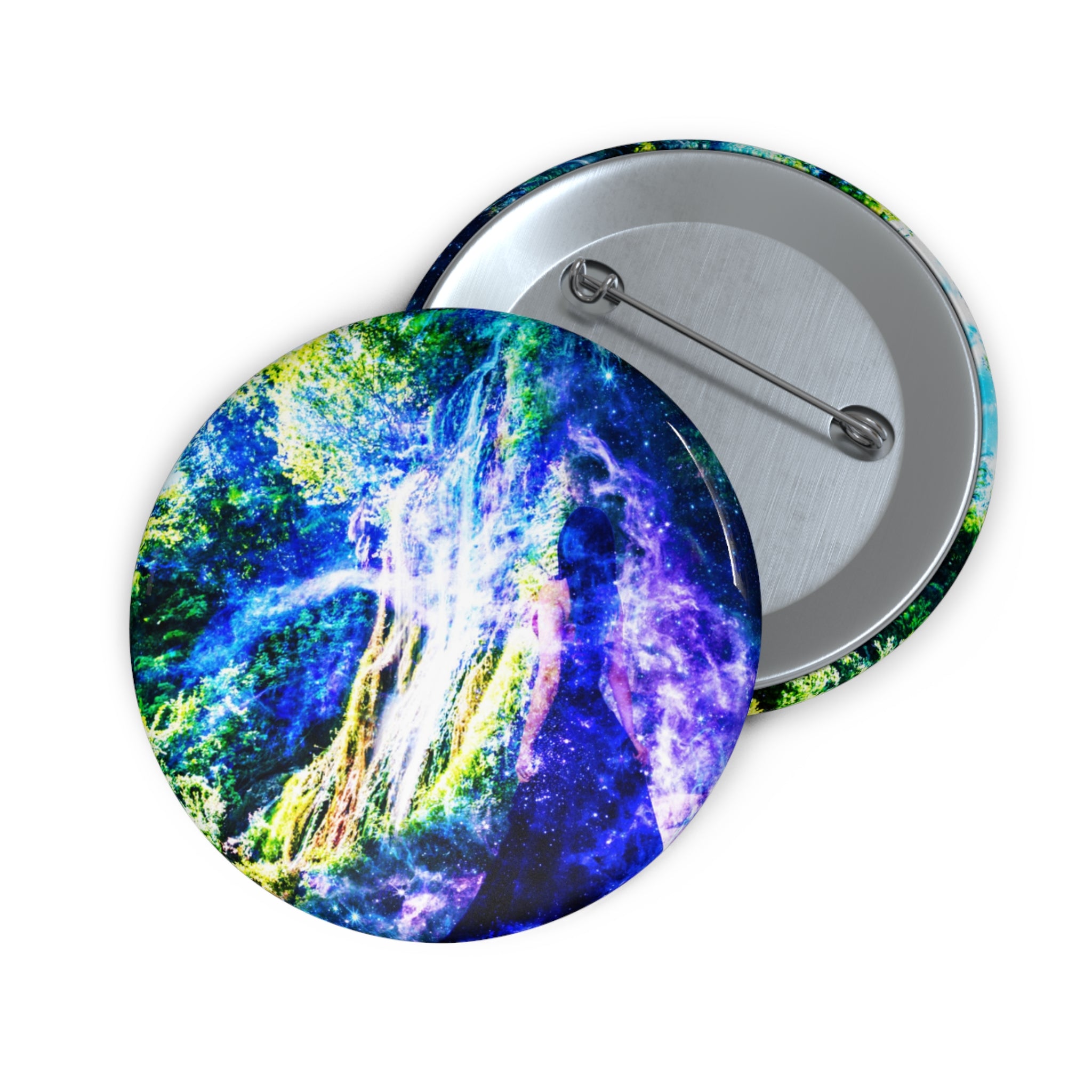 Katerina's Venio Domum Cascada Clocota Dreams Pin Button