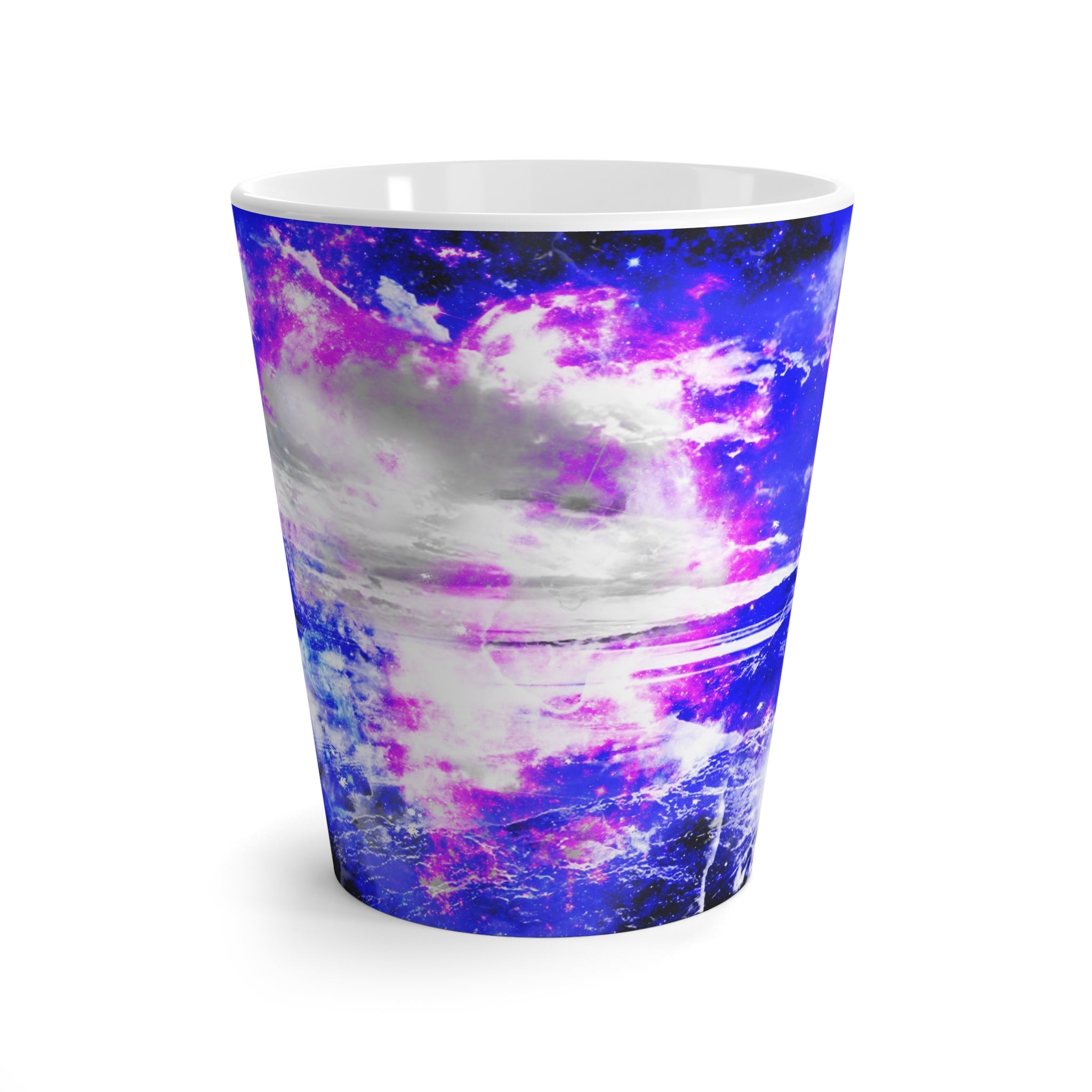 Amethyst Rose Dancing Sea Dreams Latte Mug