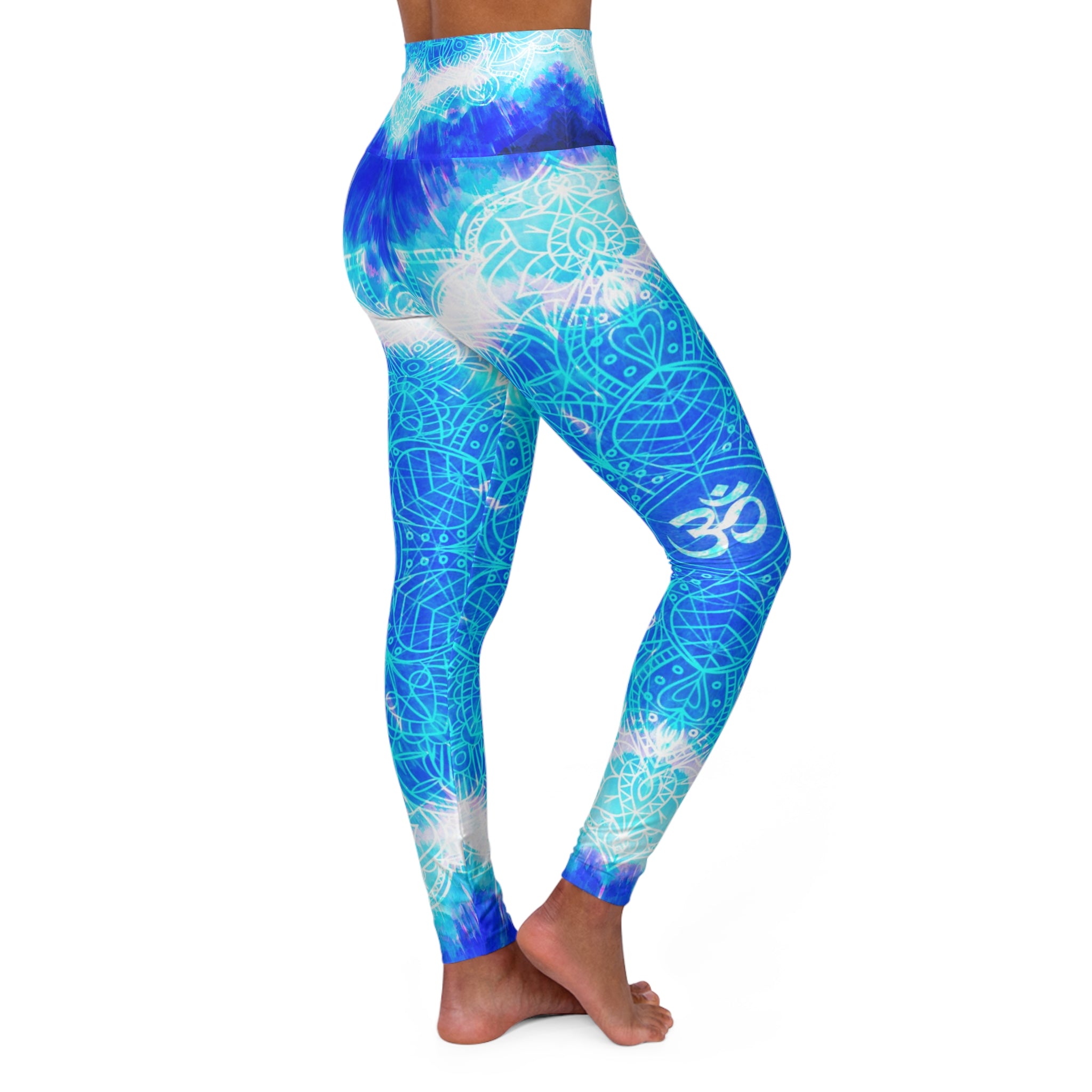 Amen Jin's Blue Sun Om Meditations Yoga Leggings