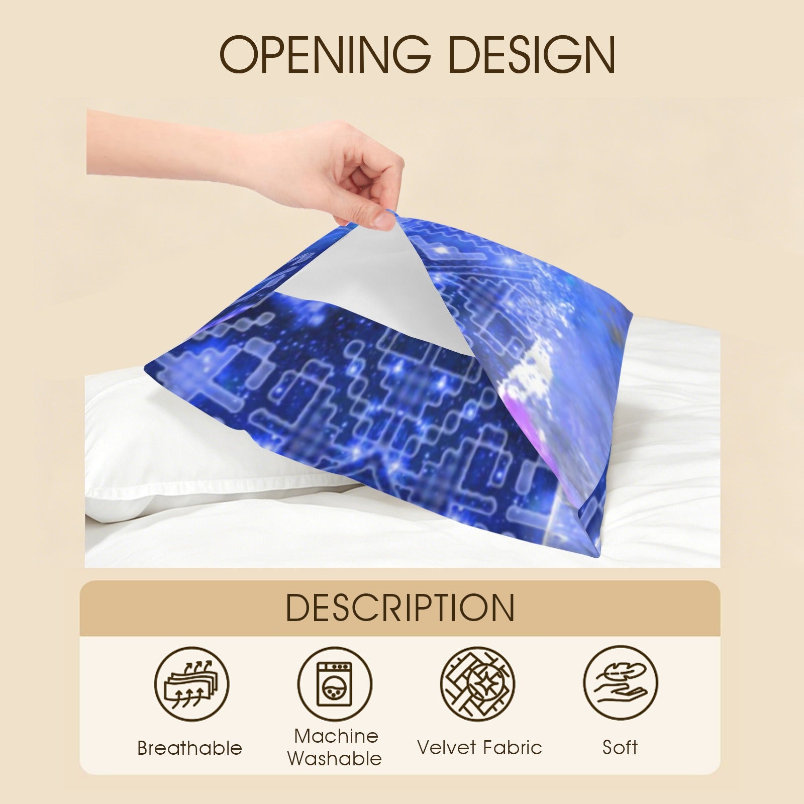 Amen Jin's Katerina's Eros & Psyche Dracularian Meditations Pillow Case 36" x 20"  | Ships from USA