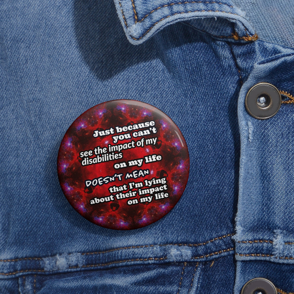 Katerina's Battle Symphony Desires "Just Because You Can't" Pin Buttons