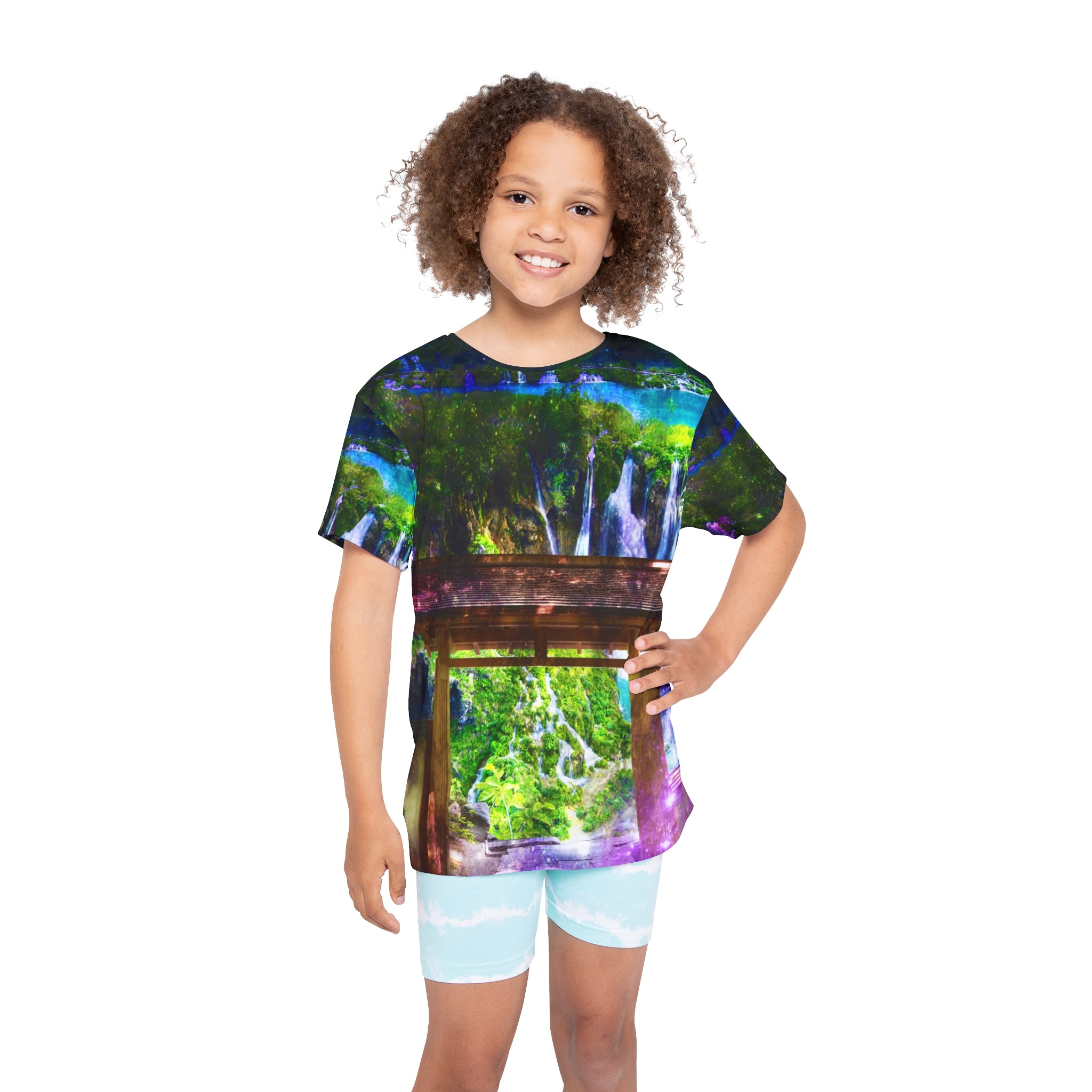 Rainbow Universe Pathway to Paradise Dreams Kids Sports Jersey