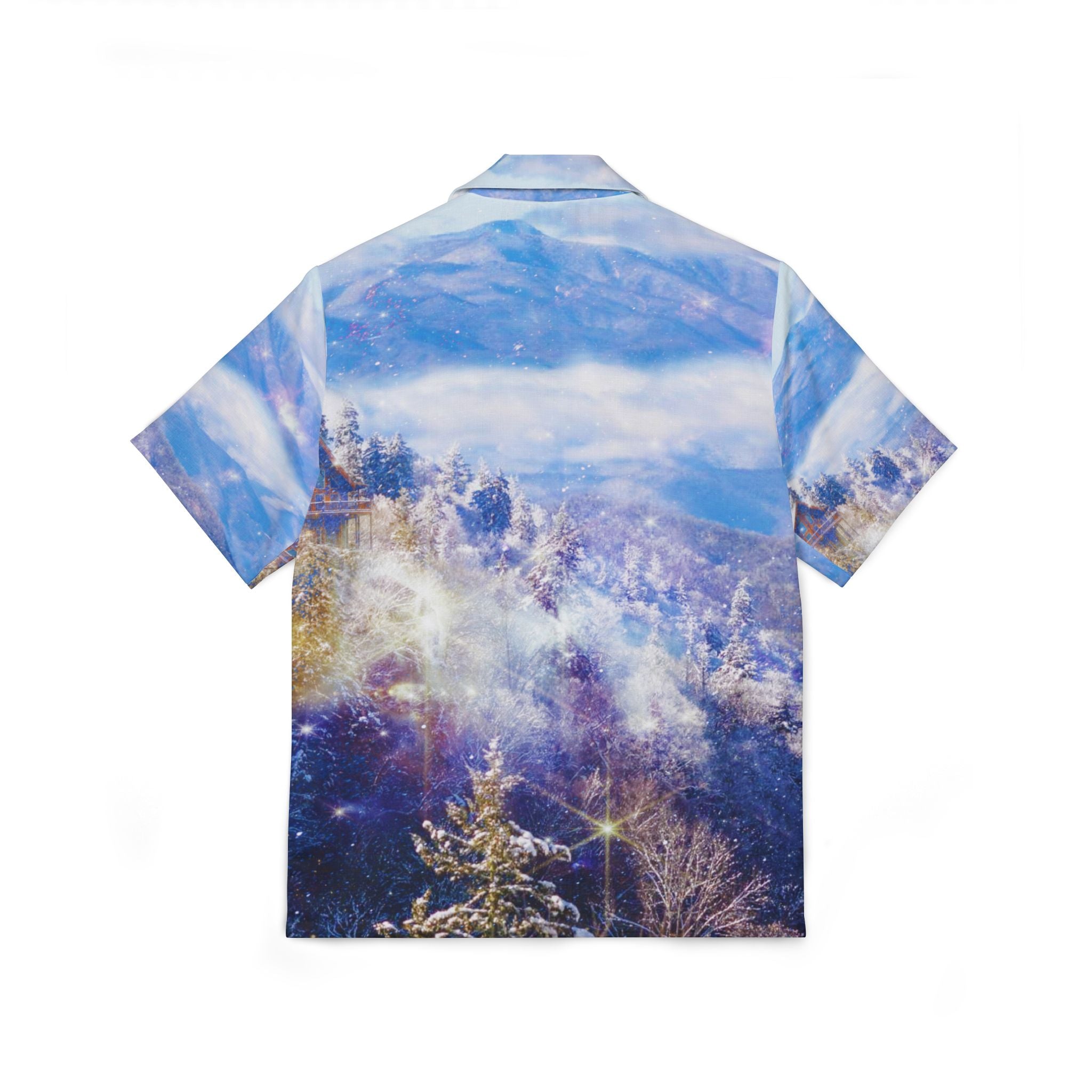 Katerina's Light a Way Smoky Mountain Dreams Men's Hawaiian Camp Shirt