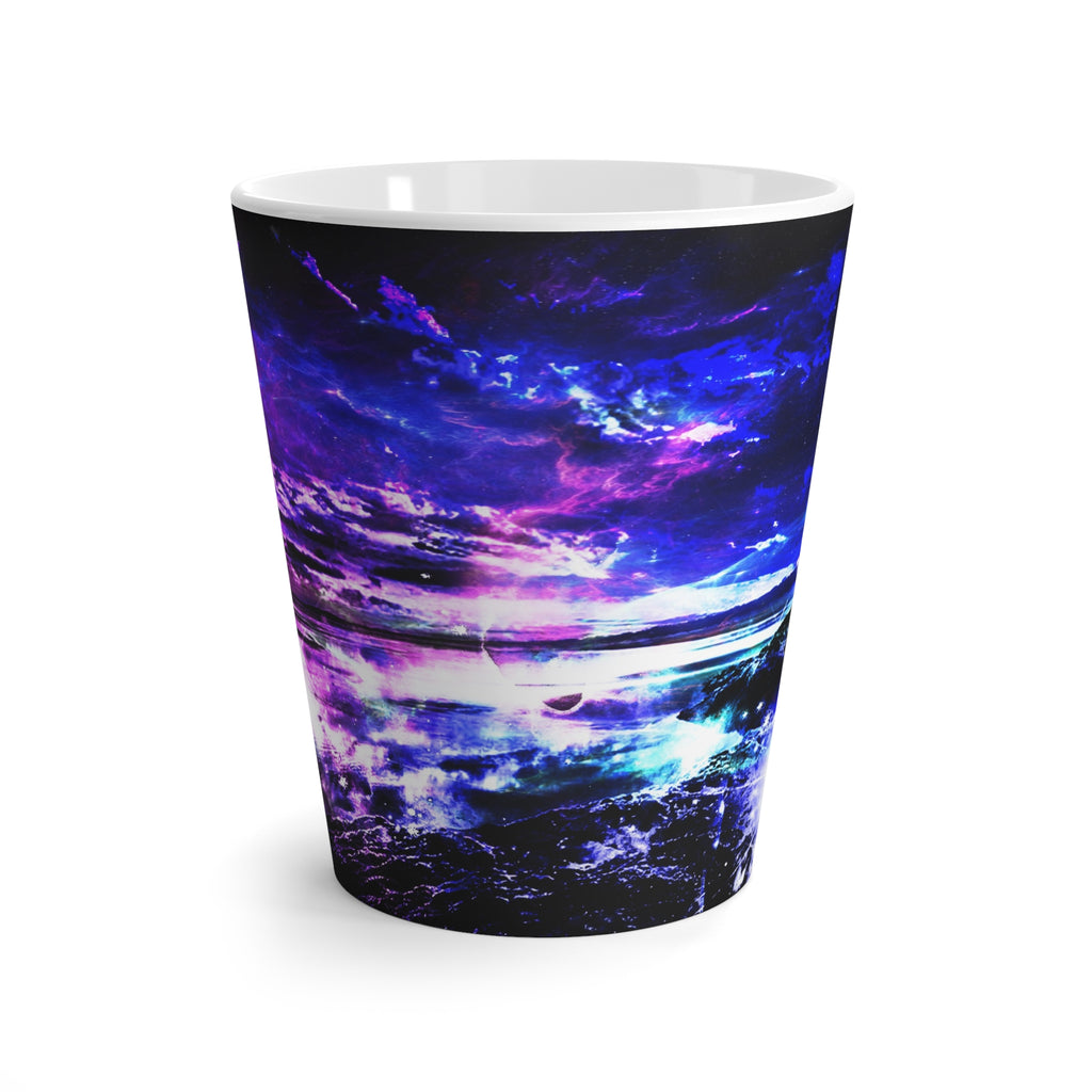 Amethyst Dancing Sea Dreams Latte Mug