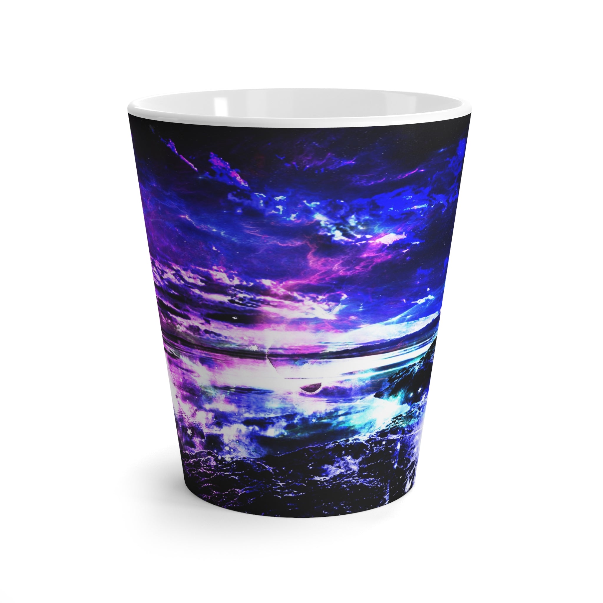 Amethyst Dancing Sea Dreams Latte Mug