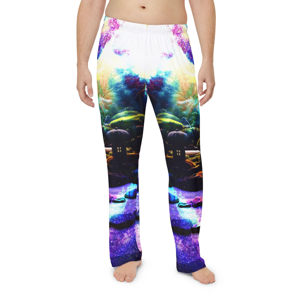 Spirited Marie Wide Awake Tranquil Garden Dreams Men's Pajama Pants