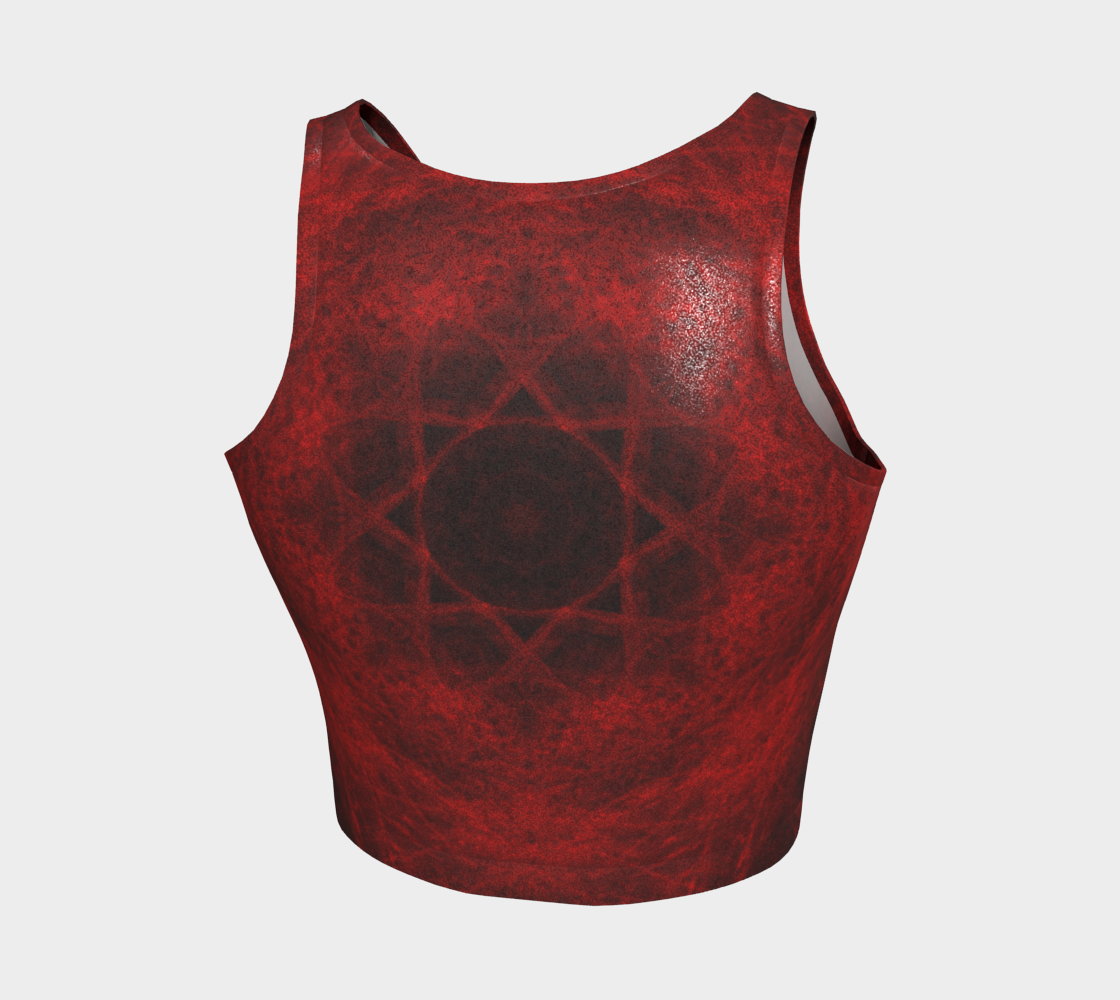 Katerina's China Roses Desires Athletic Crop Top