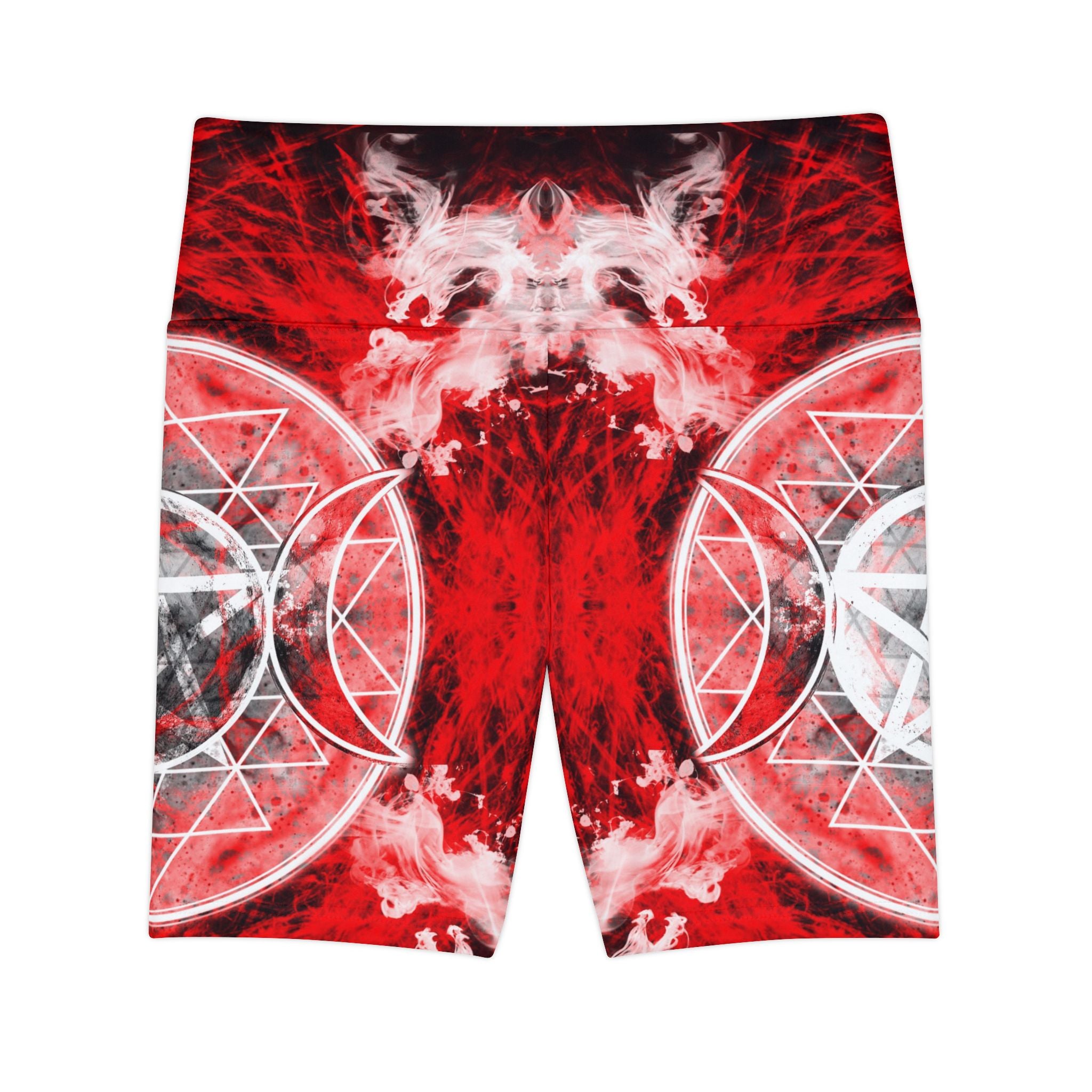 Katerina's Waiting for Hello Triple Goddess Meditations Women's Workout Shorts