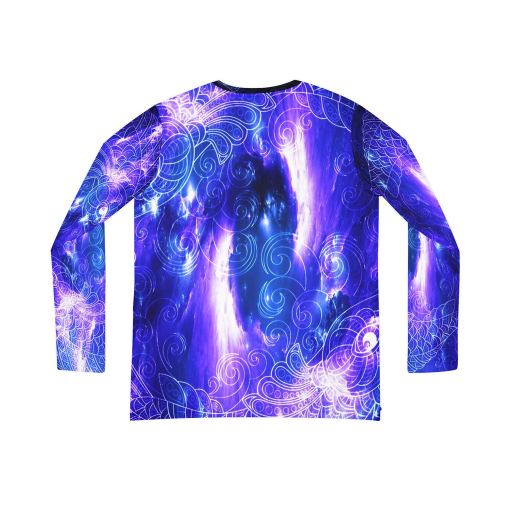 Amethyst Sapphire Koi Dreams Long Sleeve V-neck Shirt