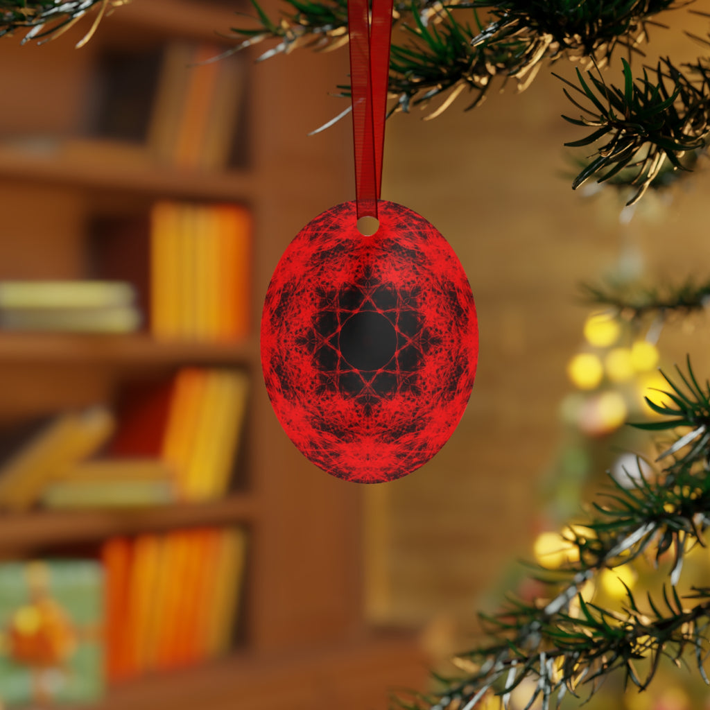 Katerina's Waiting for Hello Desires Metal Ornaments