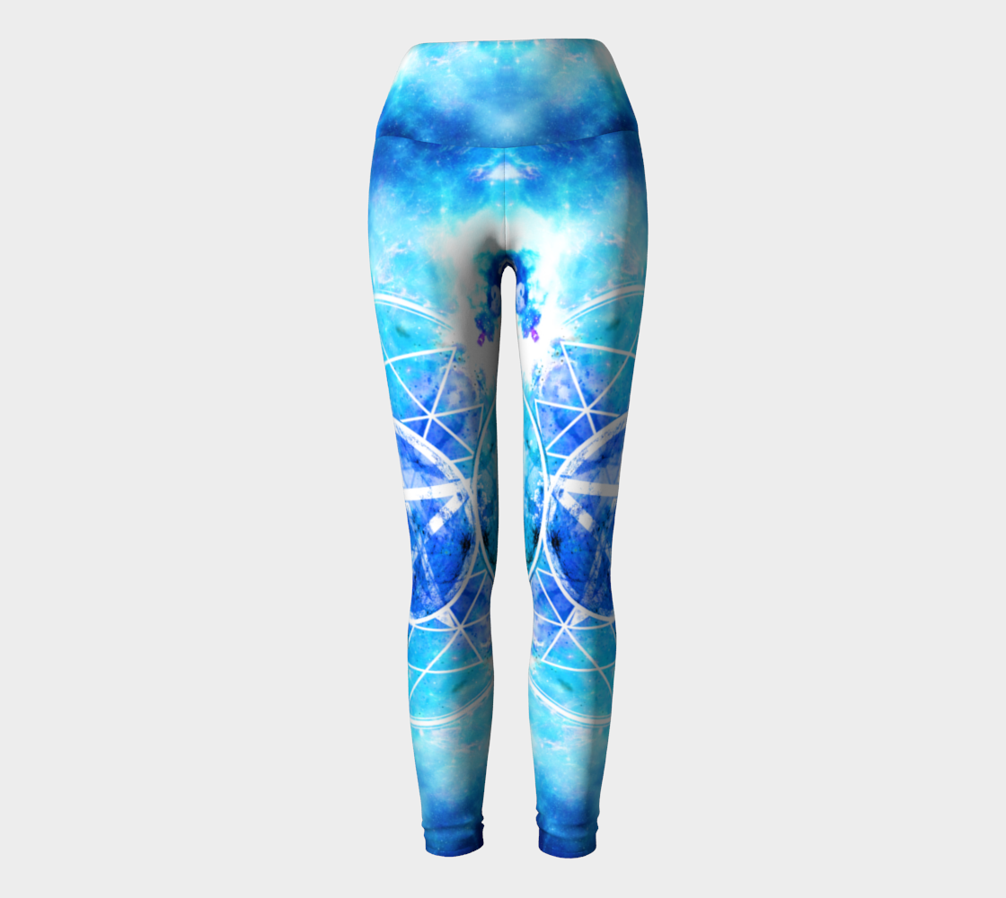Amen Jin's Mandala of Dragon Fire Desires Triple Goddess Meditations Yoga Leggings