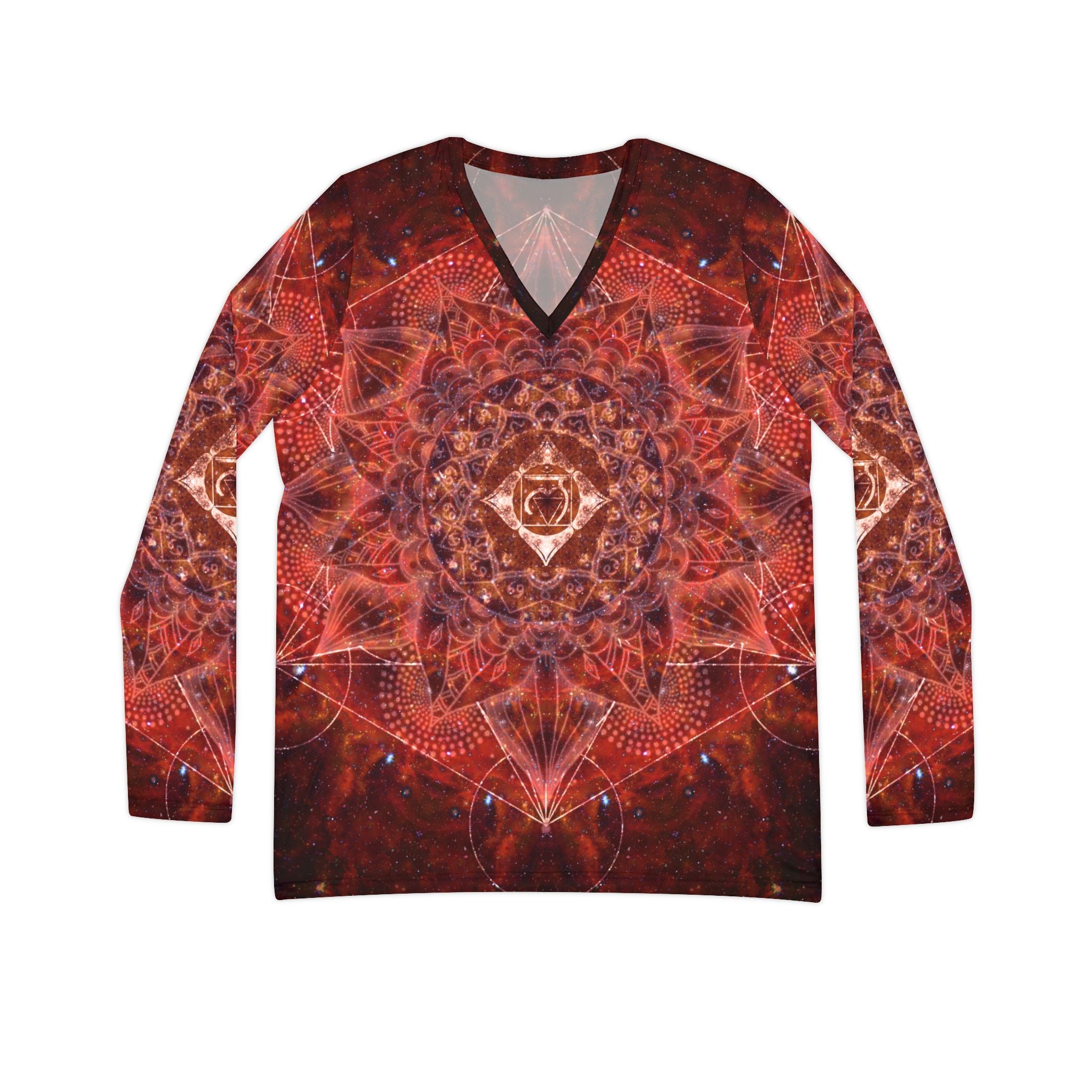 Muladhara Meditations Long Sleeve V-neck Shirt