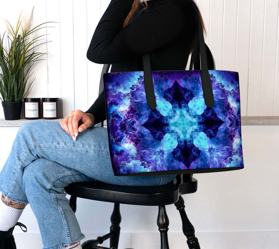 Amen Jin's Dragon's Gate Desires Vegan Leather Tote Bag