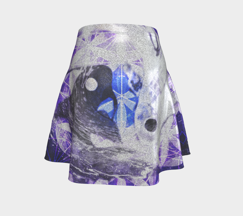 Katerina's We Will Come Home Desires Koi Meditations Flared Skirt