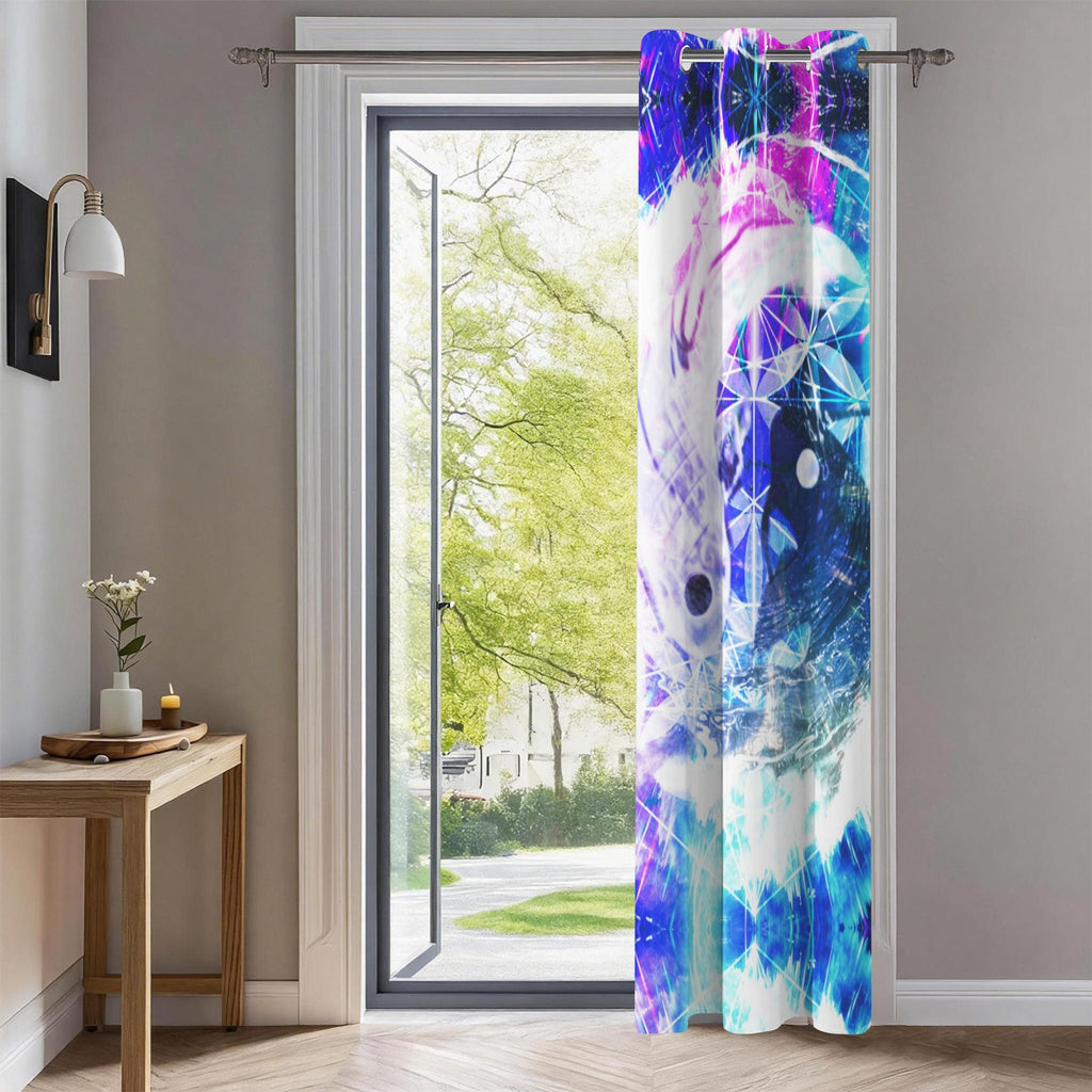 Creation's Koi Meditations Grommet Curtain 42" x 84" ( 1 Piece ) | Ships from USA