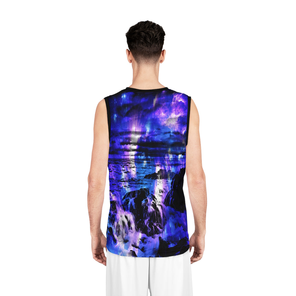 Amethyst Sapphire Cosmic Falls Dreams Basketball Jersey