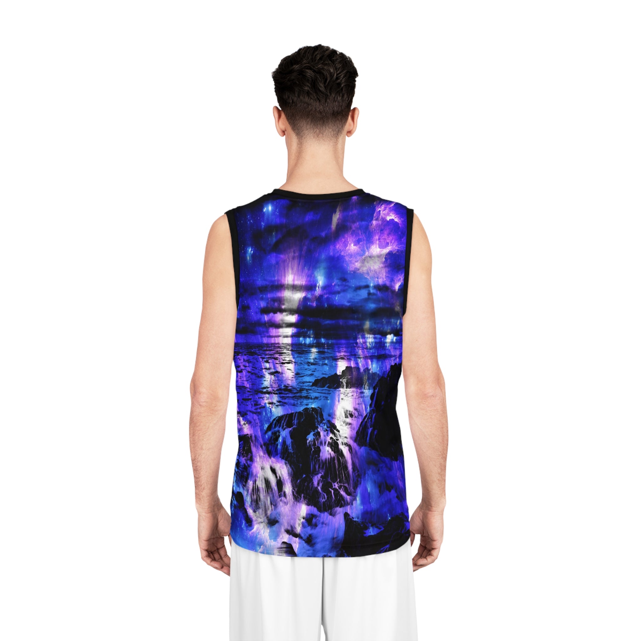 Amethyst Sapphire Cosmic Falls Dreams Basketball Jersey