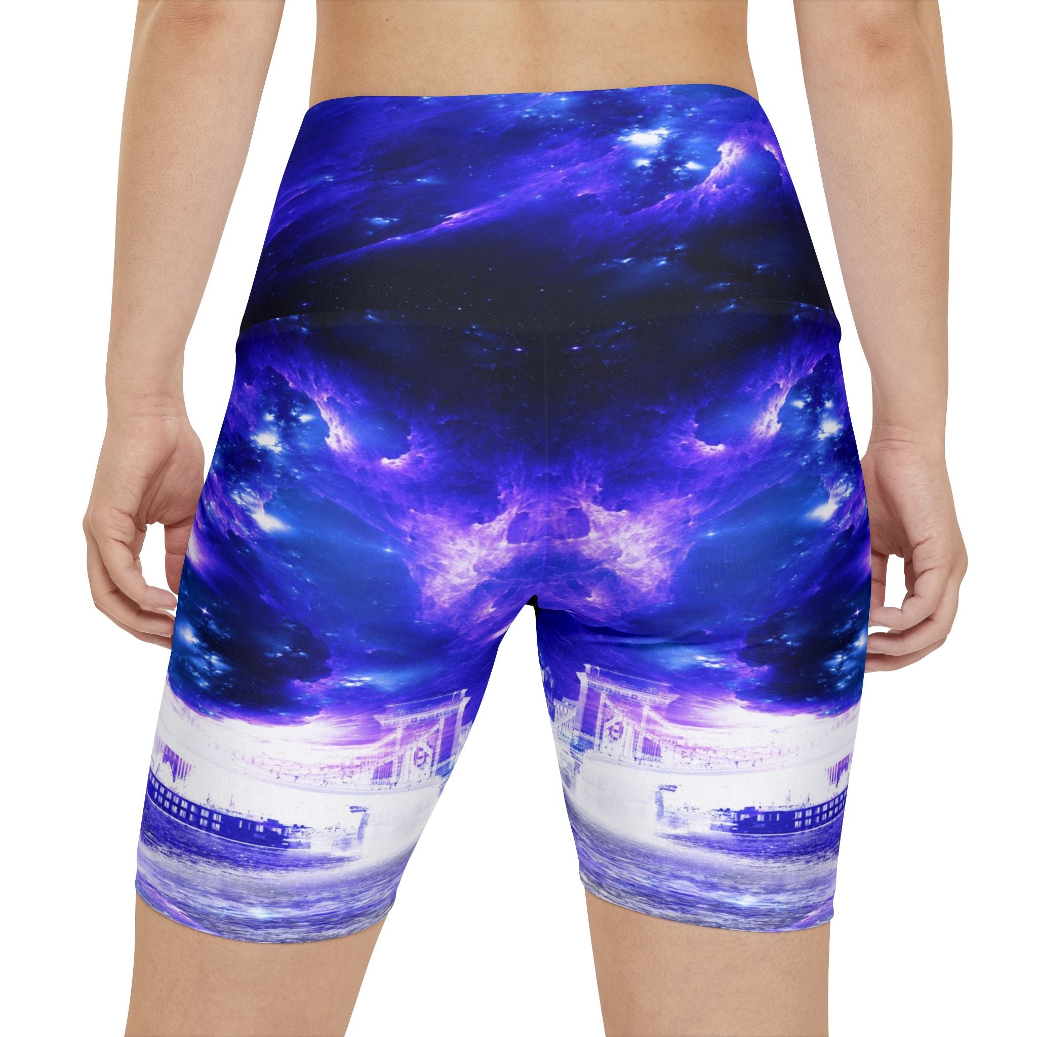 Amethyst Sapphire Budapest Dreams Women's Workout Shorts