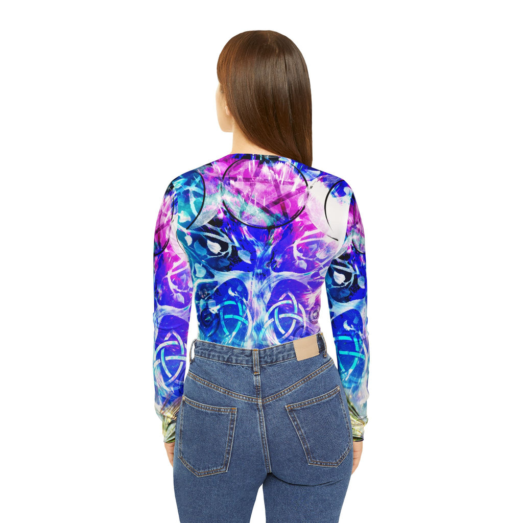 Creation's Celtic Meditations Women's Long Sleeve V-neck Shirt