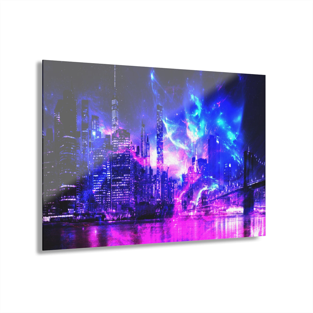 Amethyst New York Dreams Acrylic Prints (French Cleat Hanging)