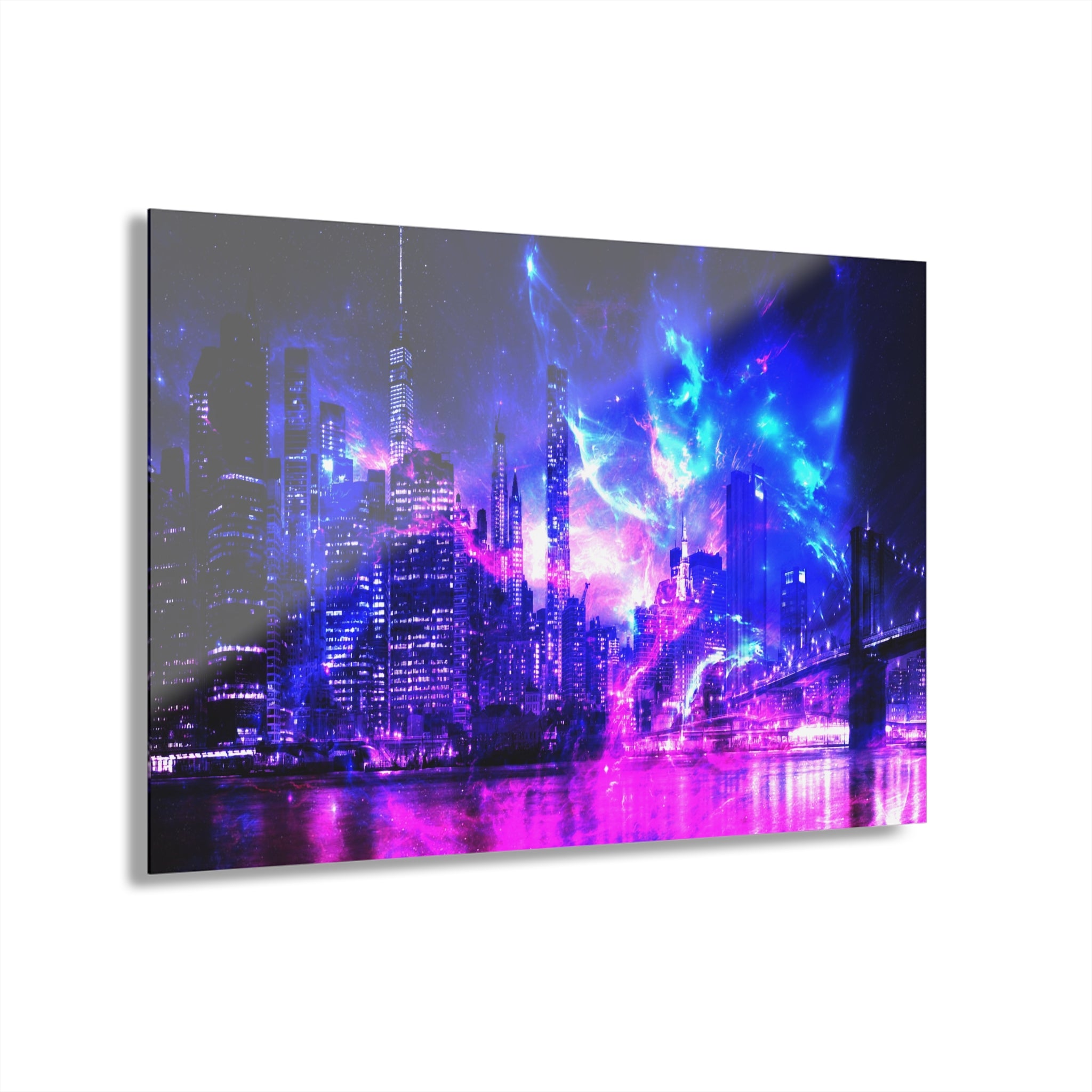 Amethyst New York Dreams Acrylic Prints (French Cleat Hanging)