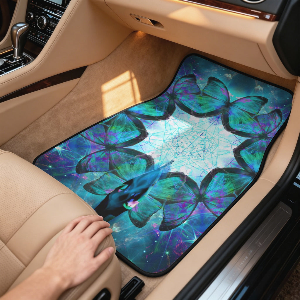 Katerina's Now and Forever Metamorphsis Meditations 4-Piece Car Floor Mats （Customized Separately）| Ships from USA