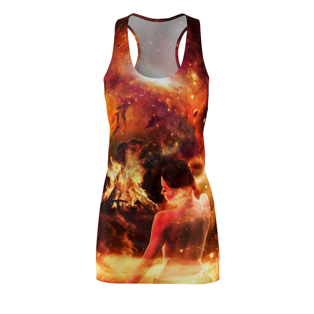 Samhain Magical Night Dreams Women's Racerback Dress