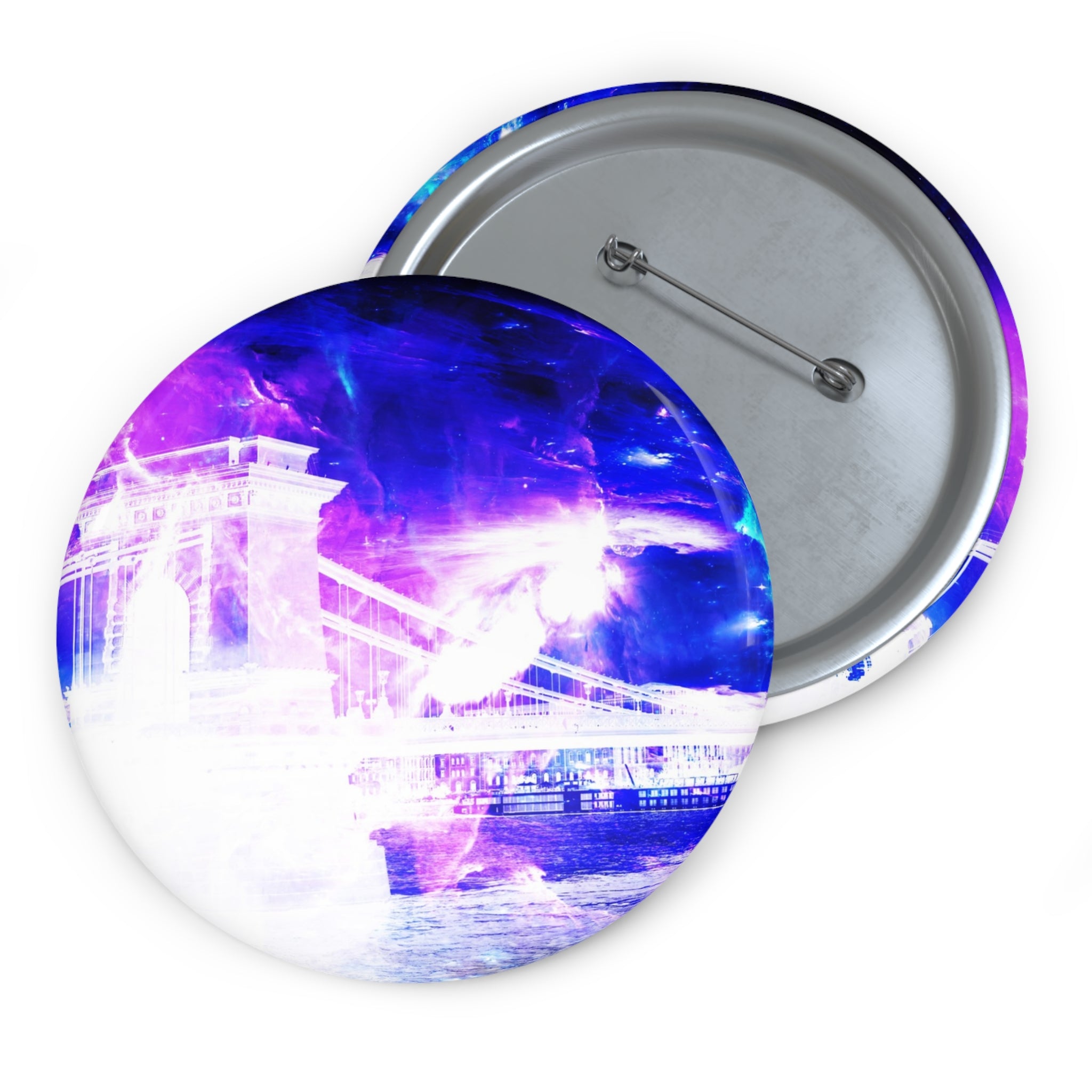 Ad Amoreum Amisis Amethyst Sapphire Budapest Dreams Pin Buttons