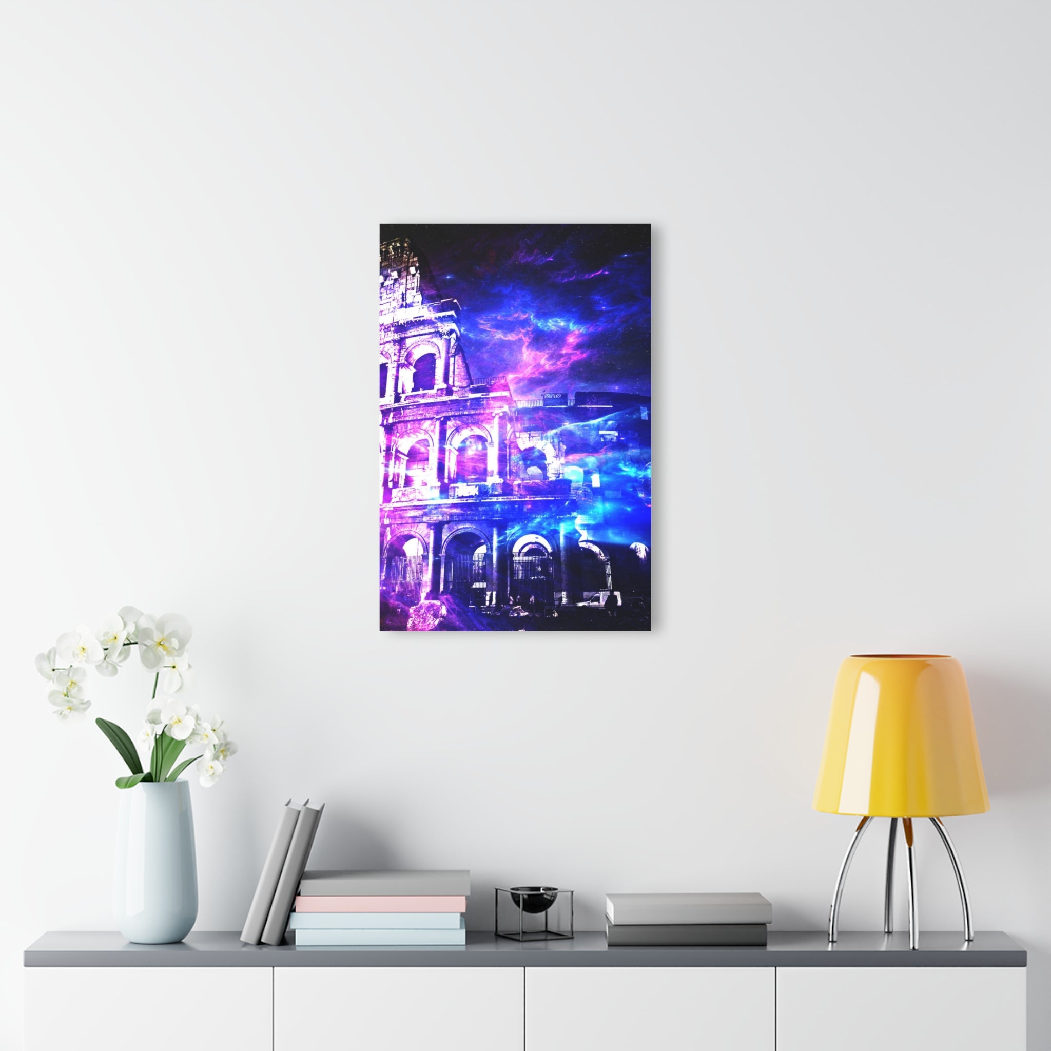 Amethyst Dreams of Roman Patterns Past Acrylic Prints (French Cleat Hanging)